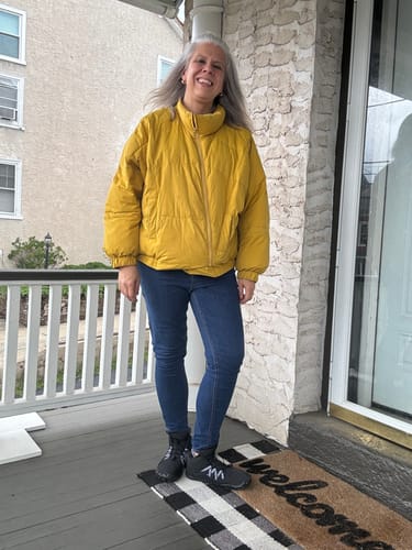 Customer photo review of Carter Elite - Non-slip & Universal Winter Barefoot Shoe