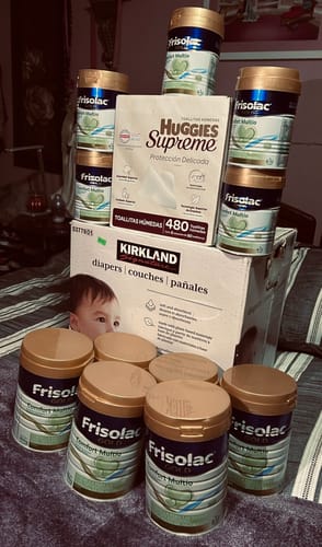 Customer photo review of Frisolac Gold Comfort Multio (0-12 Meses) Pack C/ 1.2 Kg