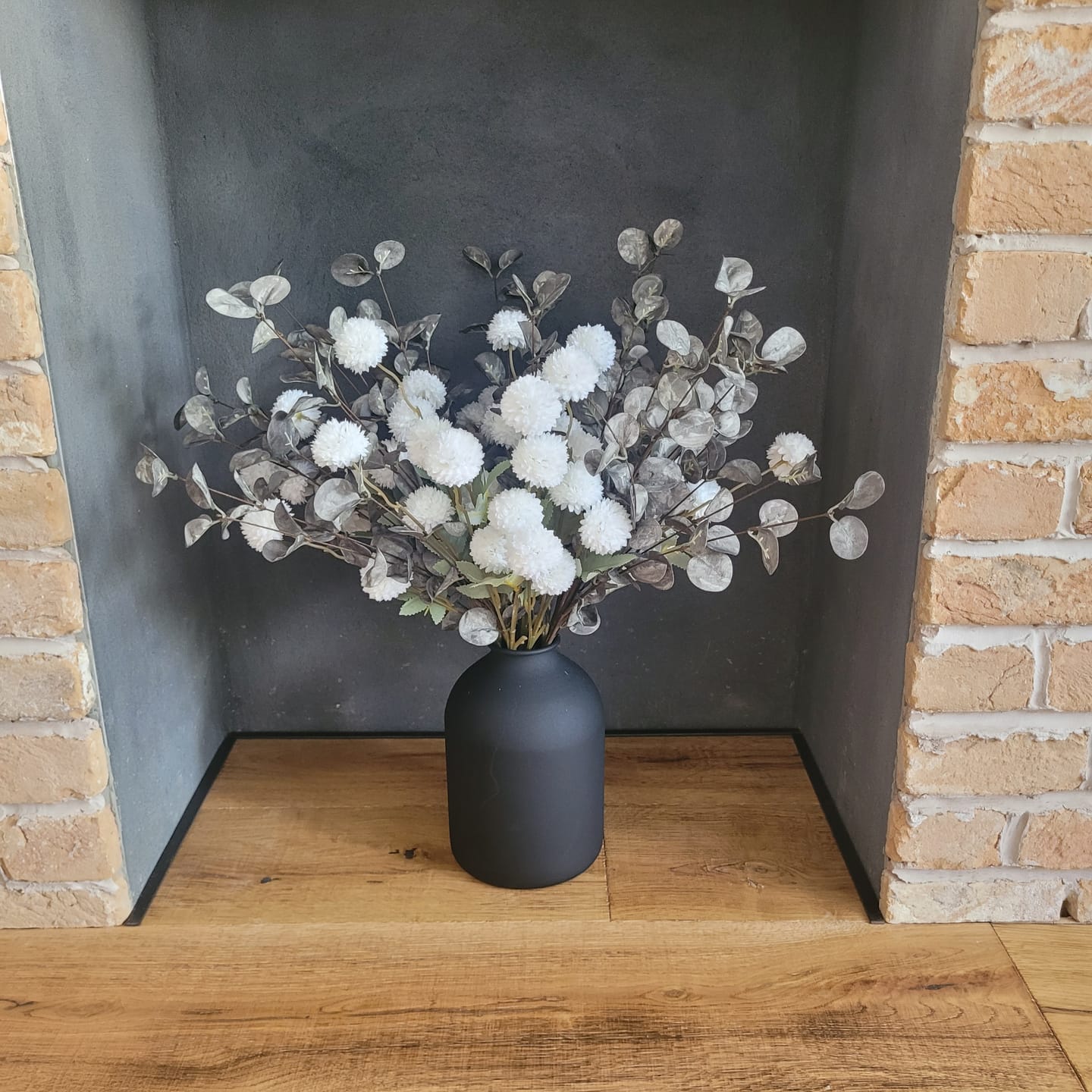 Customer photo review of Faux Arrangement - White & Green