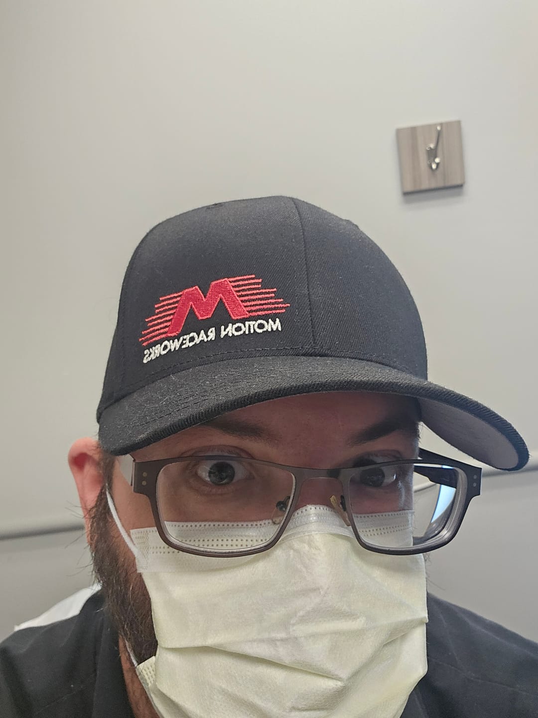 Customer photo review of Motion Raceworks Hat Black Flex Fit