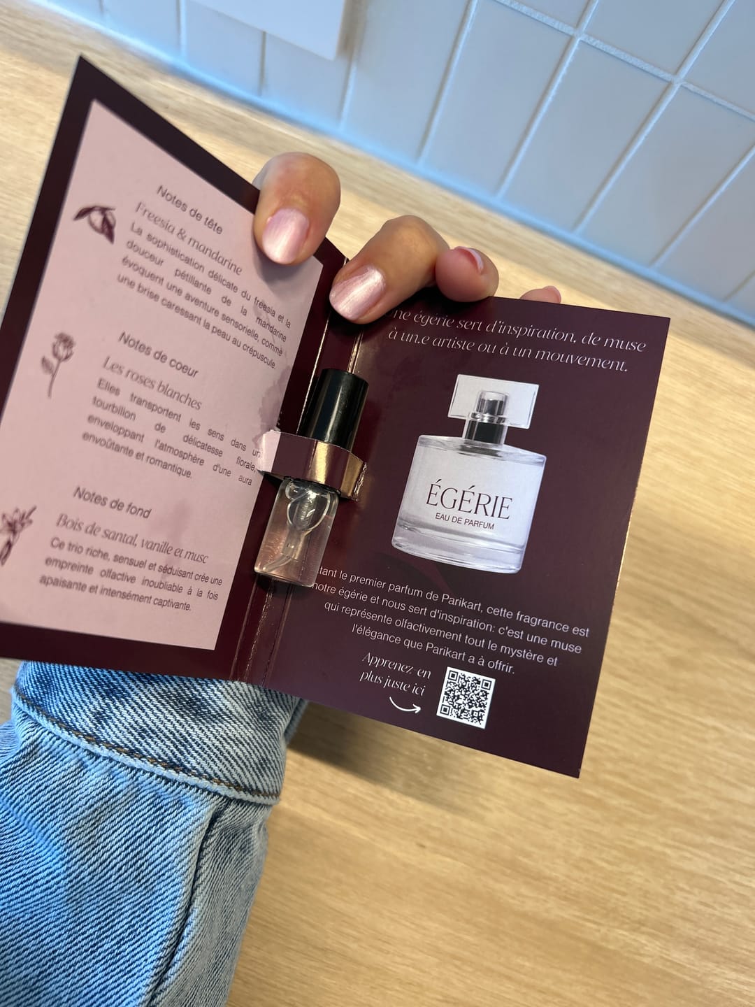 Customer photo review of L'Eau de parfum Égérie - 50 sprays format découverte