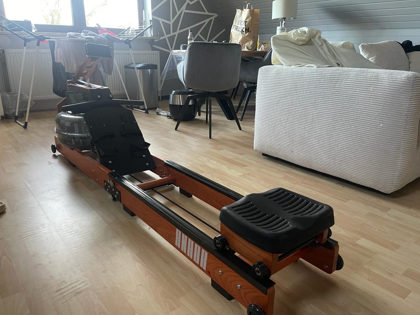 Customer photo review of ANHOR Power-Rower X-720E - Premium Wasser-Rudergerät