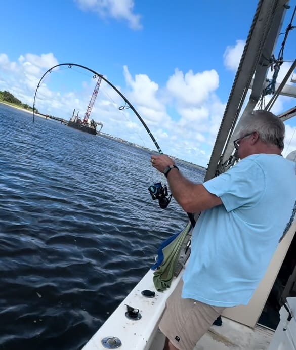 Customer photo review of Carbon Elite Nearshore Spinning Reels