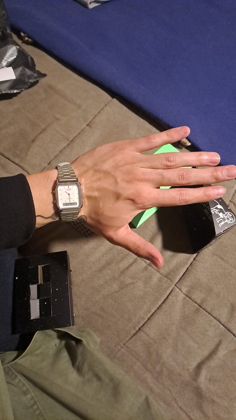 Customer photo review of Reloj Casio Vintage AQ-230A-7DMQ Análogo Digital Plateado