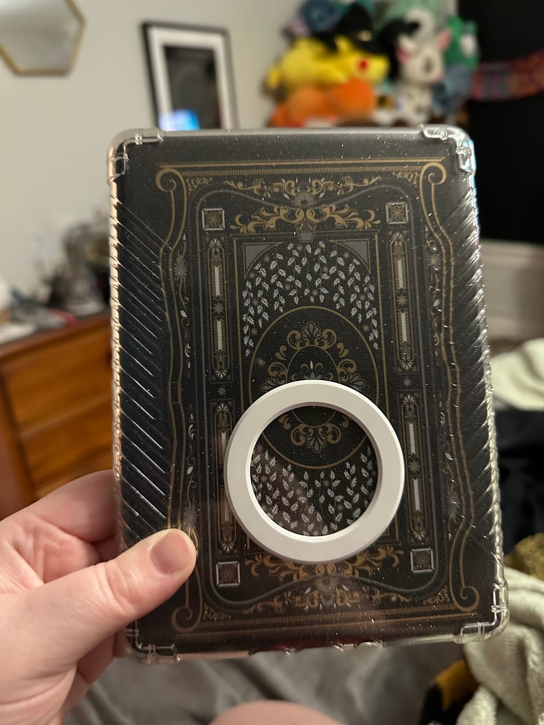 Customer photo review of Kindle Sticker Inserts - Literati Black