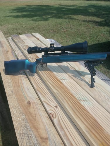 Customer photo review of Tactical SNIPER WKP 8-32X56 SAL Rifle Scope Side Parallax Adjustment Glass Etched Reticle RG Illuminated with Bubble Level