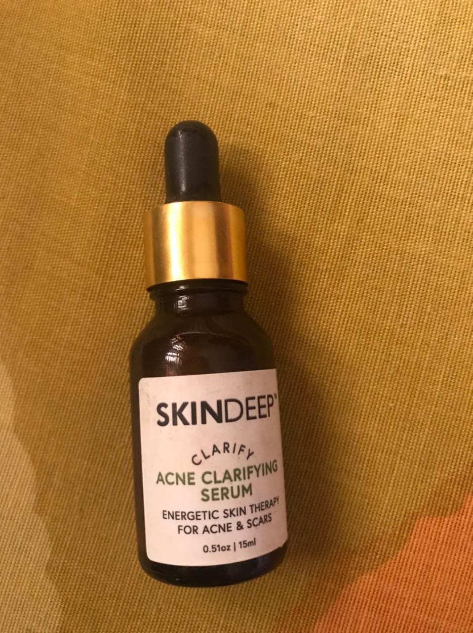Customer photo review of ACNE CLARIFYING SERUM - Energetic Skin Therapy for Acne & Scars