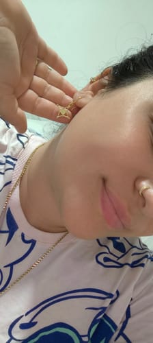 Customer photo review of עגילי קזבלנקה תלויים