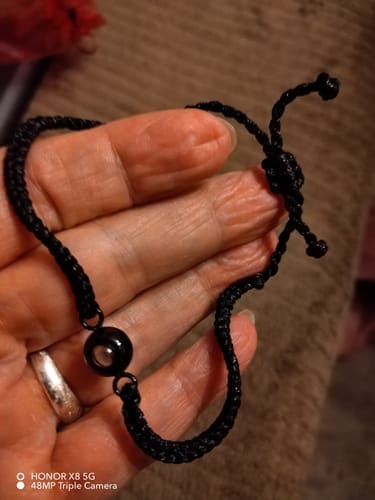 Customer photo review of Personalizovaný náramek s fotografií