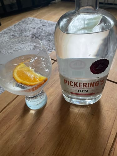 Customer photo review of Pickering's Gin