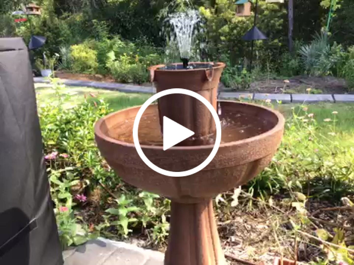 Customer video review of Bari 5-In-1 Cordless Fluted Fountain