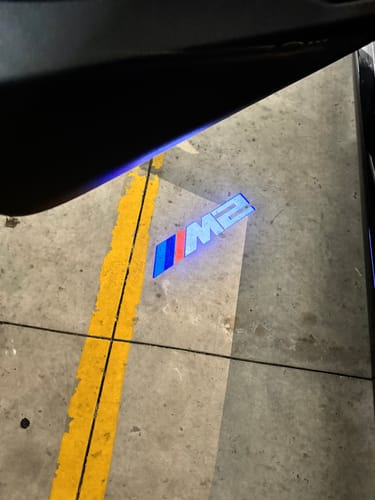Customer photo review of BMW G SERIES DOOR LIGHTS