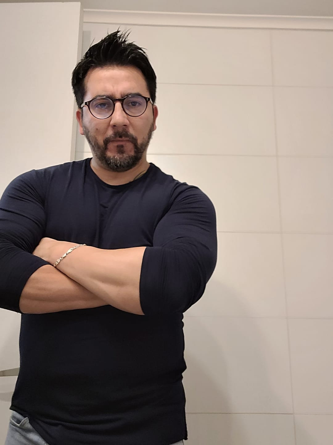 Customer photo review of Polera de Bambú Ultra Suave Back in Time (Manga Larga)
