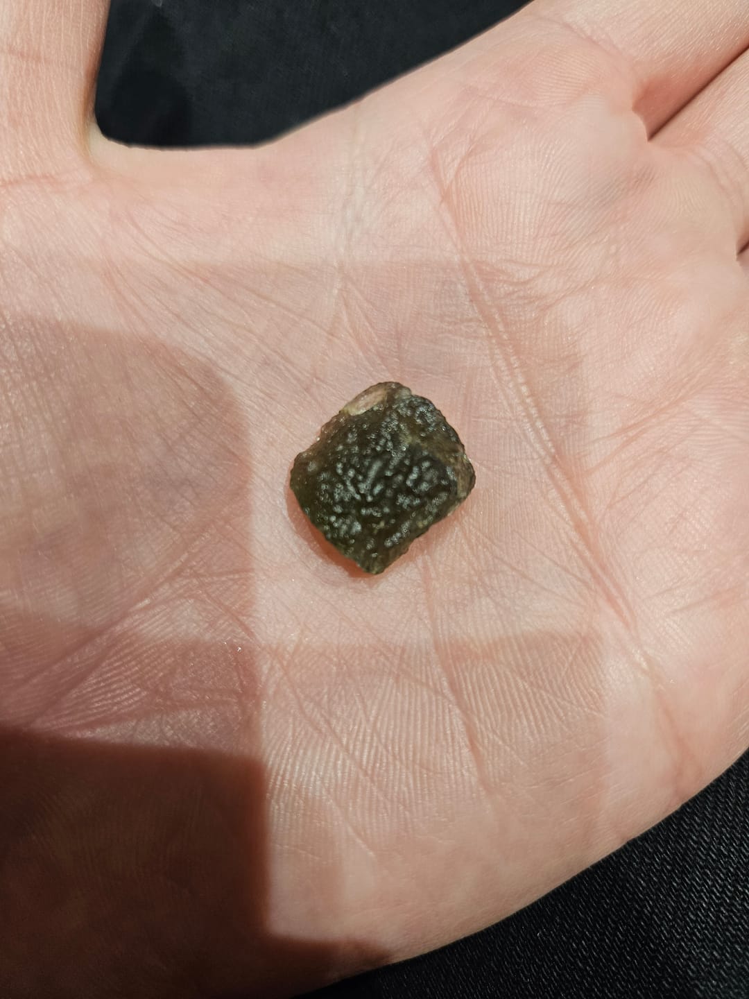 Customer photo review of Moldavite - Rough-Raw Pieces