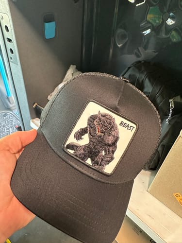 Customer photo review of Werewolf "beast" Trucker hat