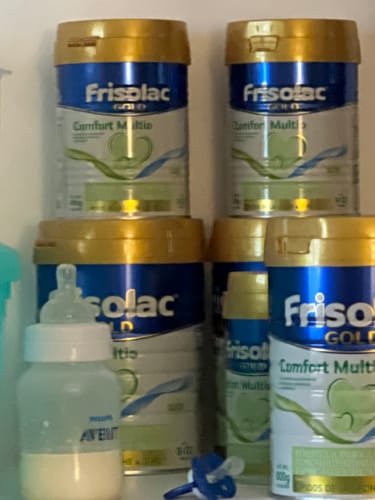 Customer photo review of Frisolac Gold Comfort Multio (0-12 Meses) Pack C/ 1.2 Kg