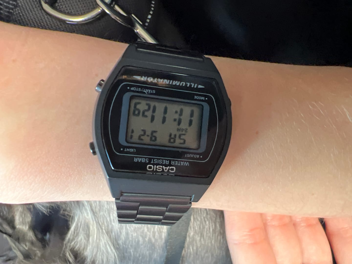 Customer photo review of Reloj Casio Vintage B640WB-1ADF Digital Metálico Negro