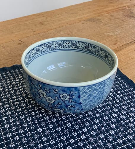 Customer photo review of Auspicious Blue Pattern Donburi Bowl