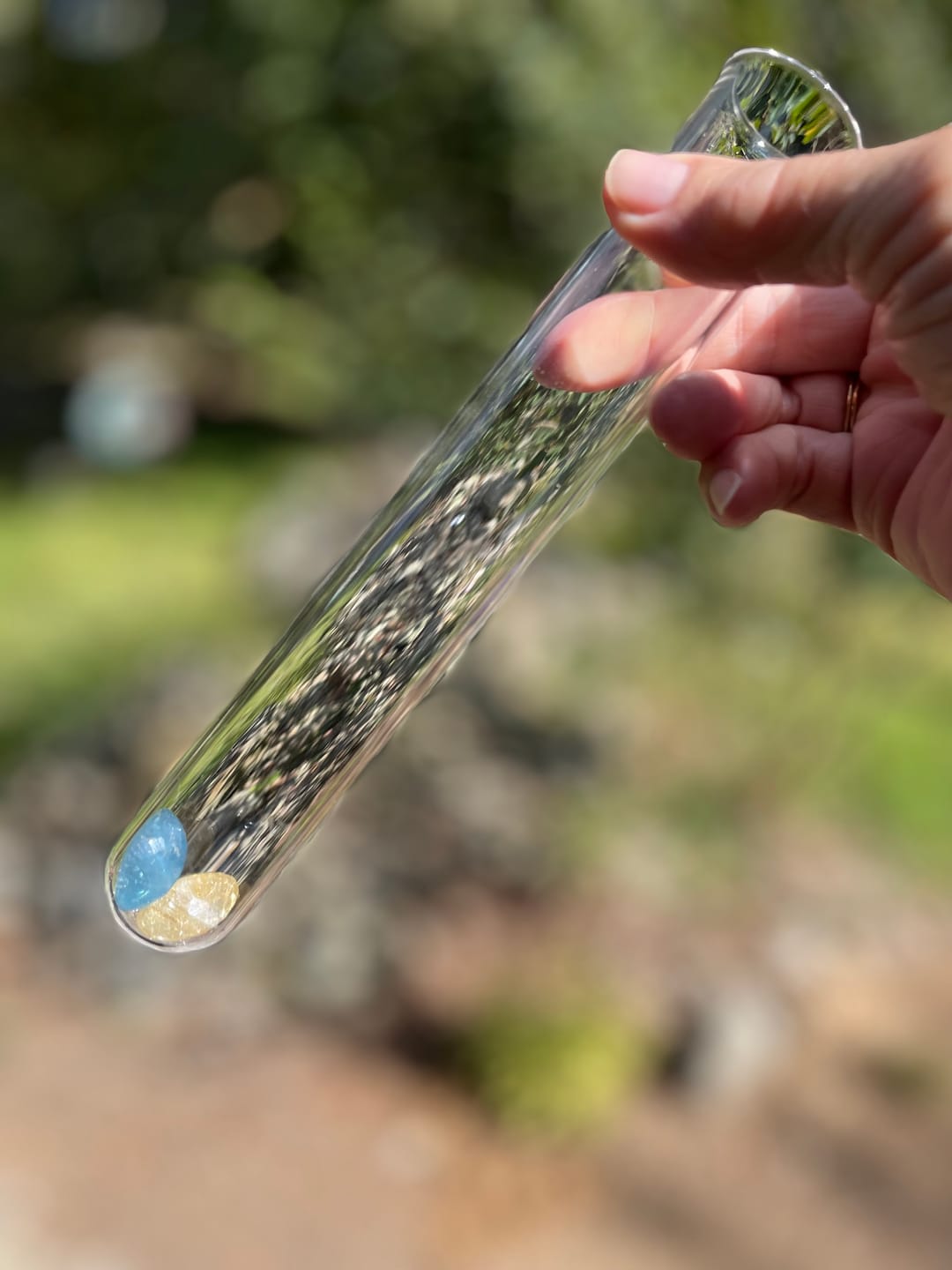 Customer photo review of Pure Quartz Test Tube