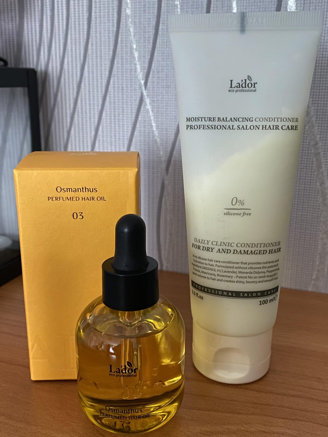 Customer photo review of Barojoša parfimētā eļļa Lador Perfumed Hair Oil