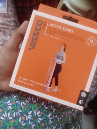 Customer photo review of Active Band | Physical Resistance Band for Exercise, Workouts, Gym, Stretching, Yoga | Muscles & Joints Strengthener
