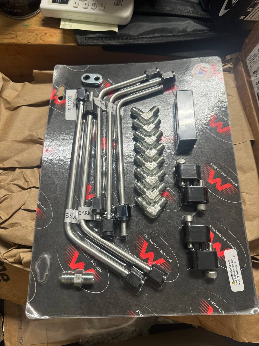 Customer photo review of Motion Raceworks LS Stainless Coolant Crossover Steel Steam Vent Kit 10-10005