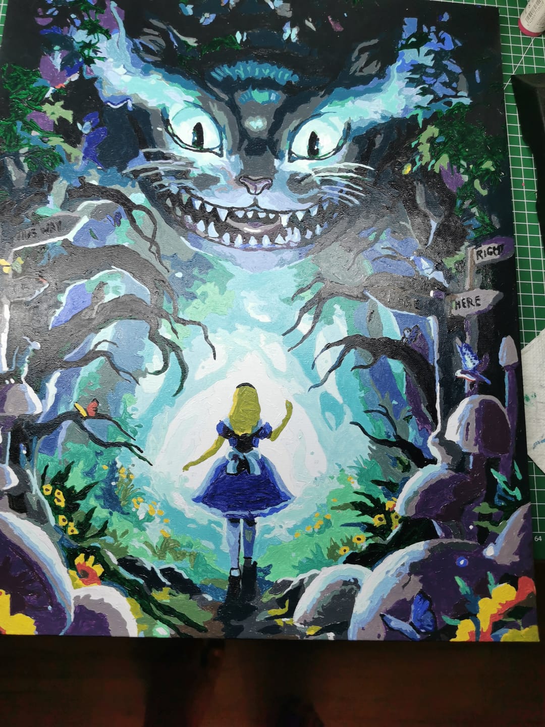 Customer photo review of Malen nach Zahlen - Das Wunderland betreten  - by jojoesart
