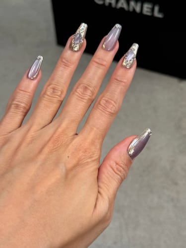 Customer photo review of Cat Eye Press on Nails/24Pcs