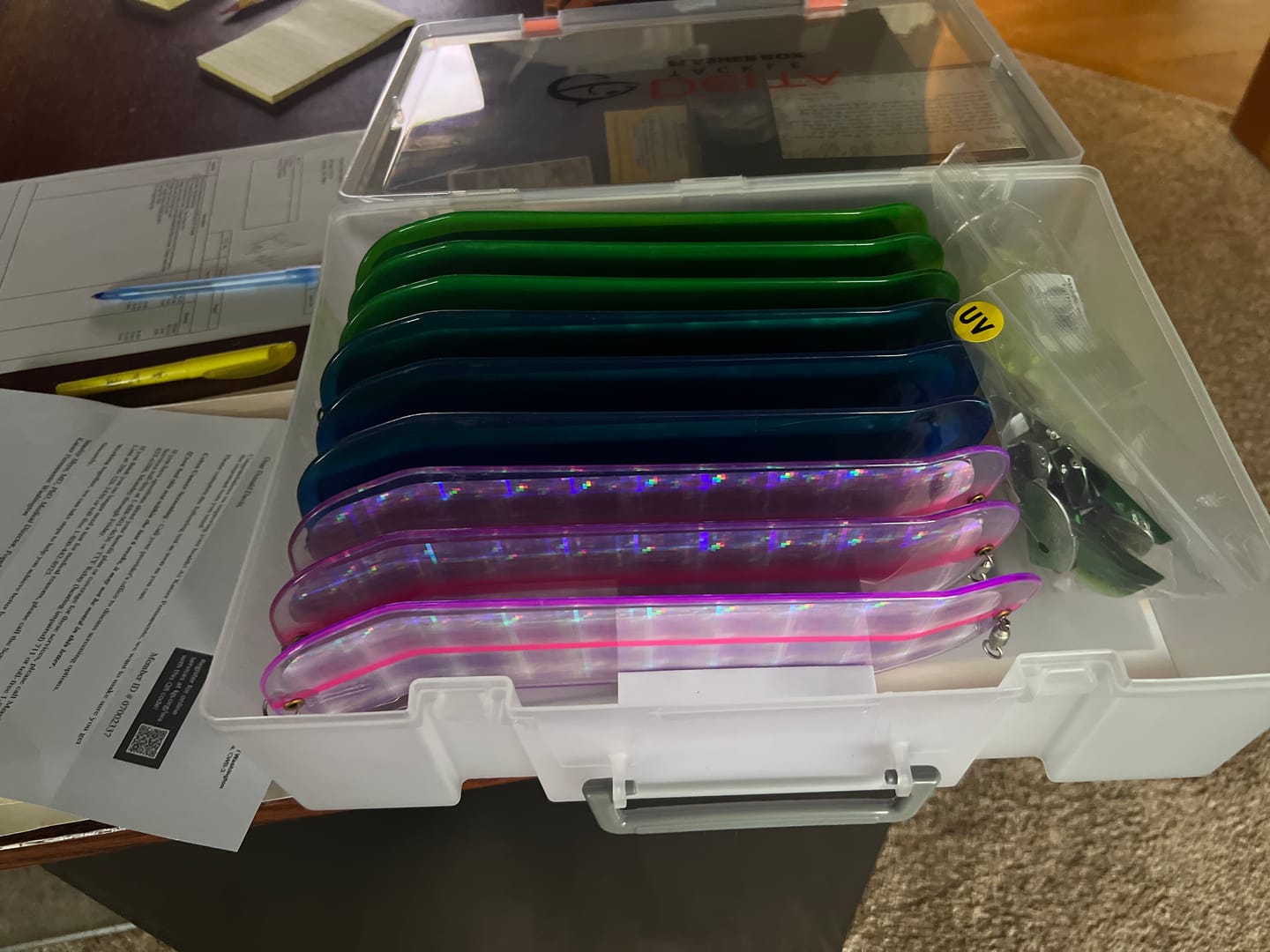 Customer photo review of Flasher Storage Box