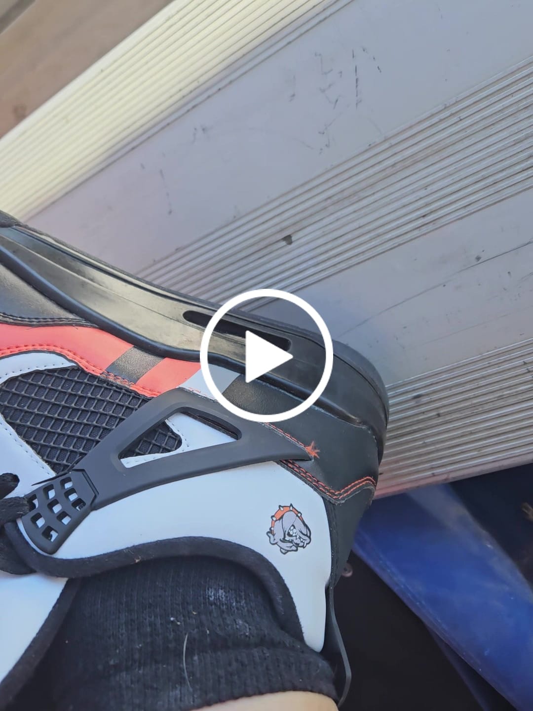 Customer video review of Personalized Sneakers, Custom Sneakers, Put name or business name on it, AJ4-C05115