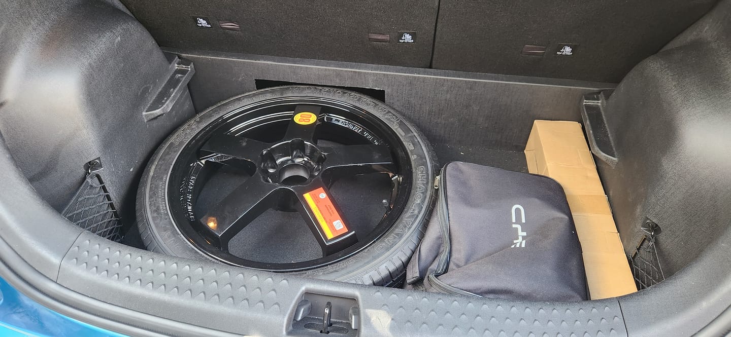 Customer photo review of BYD Dolphin Premium Space Saver Spare Wheel - HUB CENTRIC - Braumach Spare Wheel Kit All Models - 2021-2026