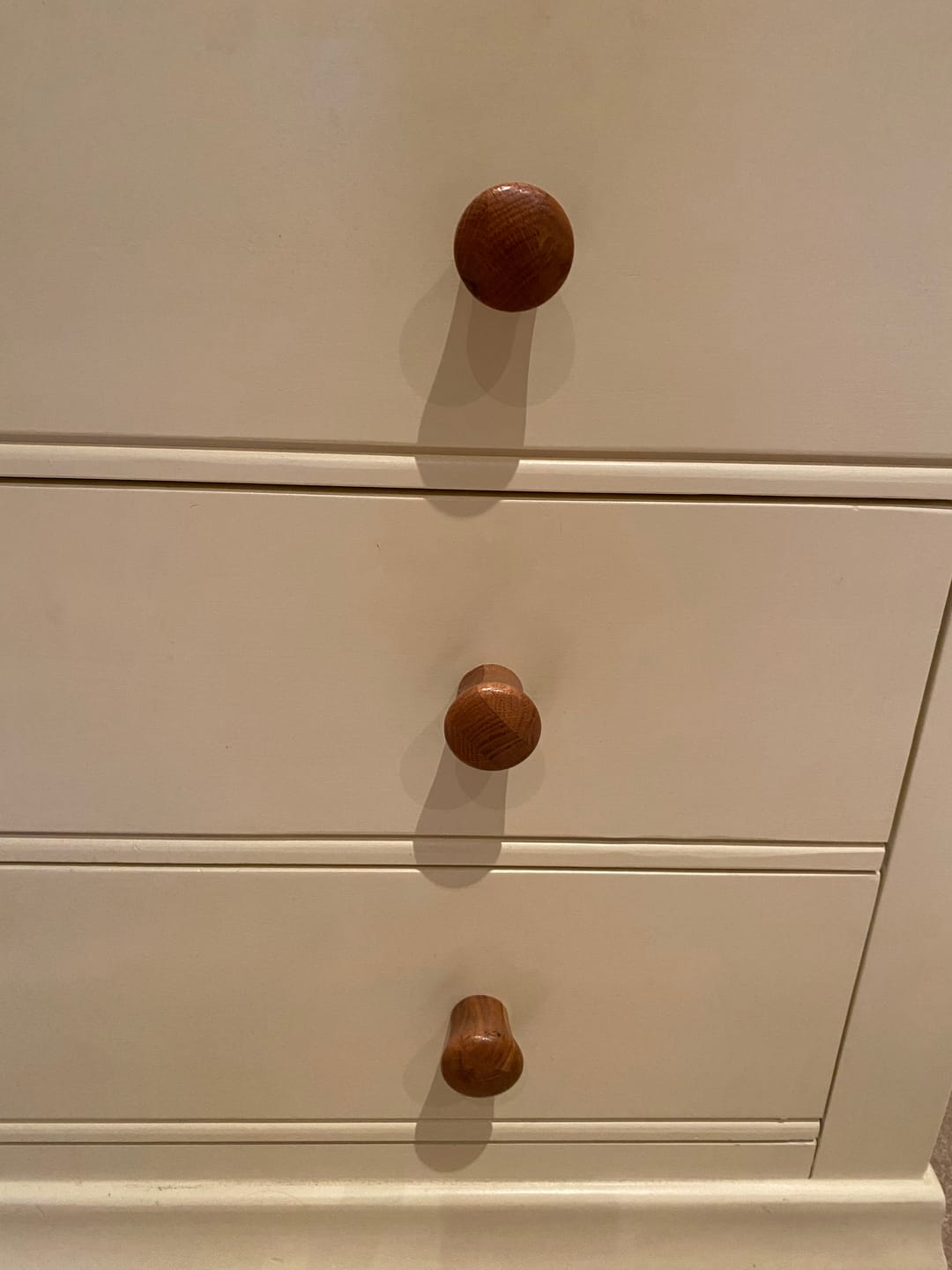 Customer photo review of Ceramic Cupboard Knob Pink Hearts and Dots on White