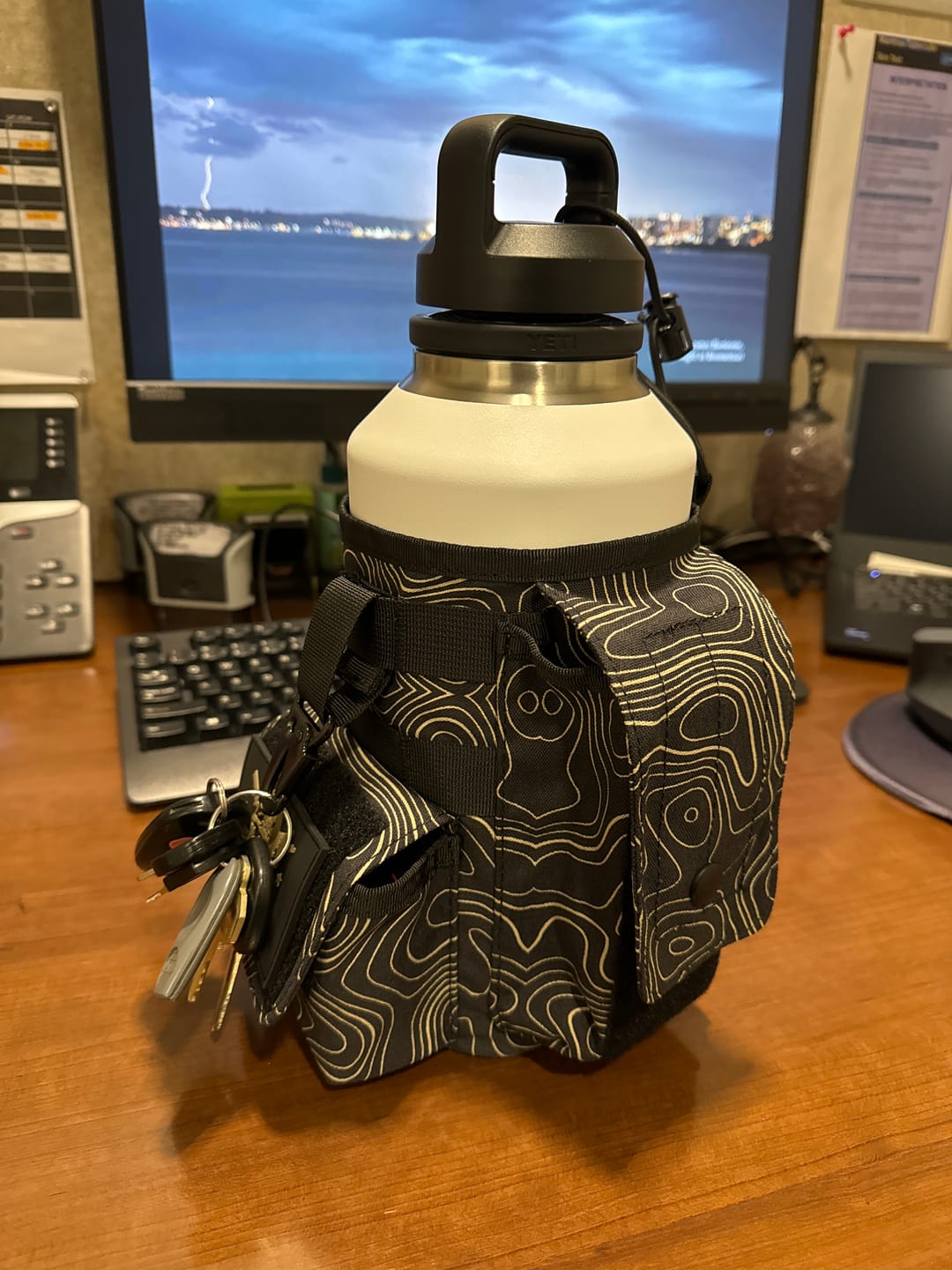 Customer photo review of Battle Bottle Sleeves - 64oz