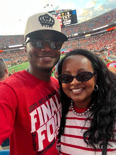 Customer photo review of Glory Days Apparel - Glory Days Logo Drip Natural/Black Hat