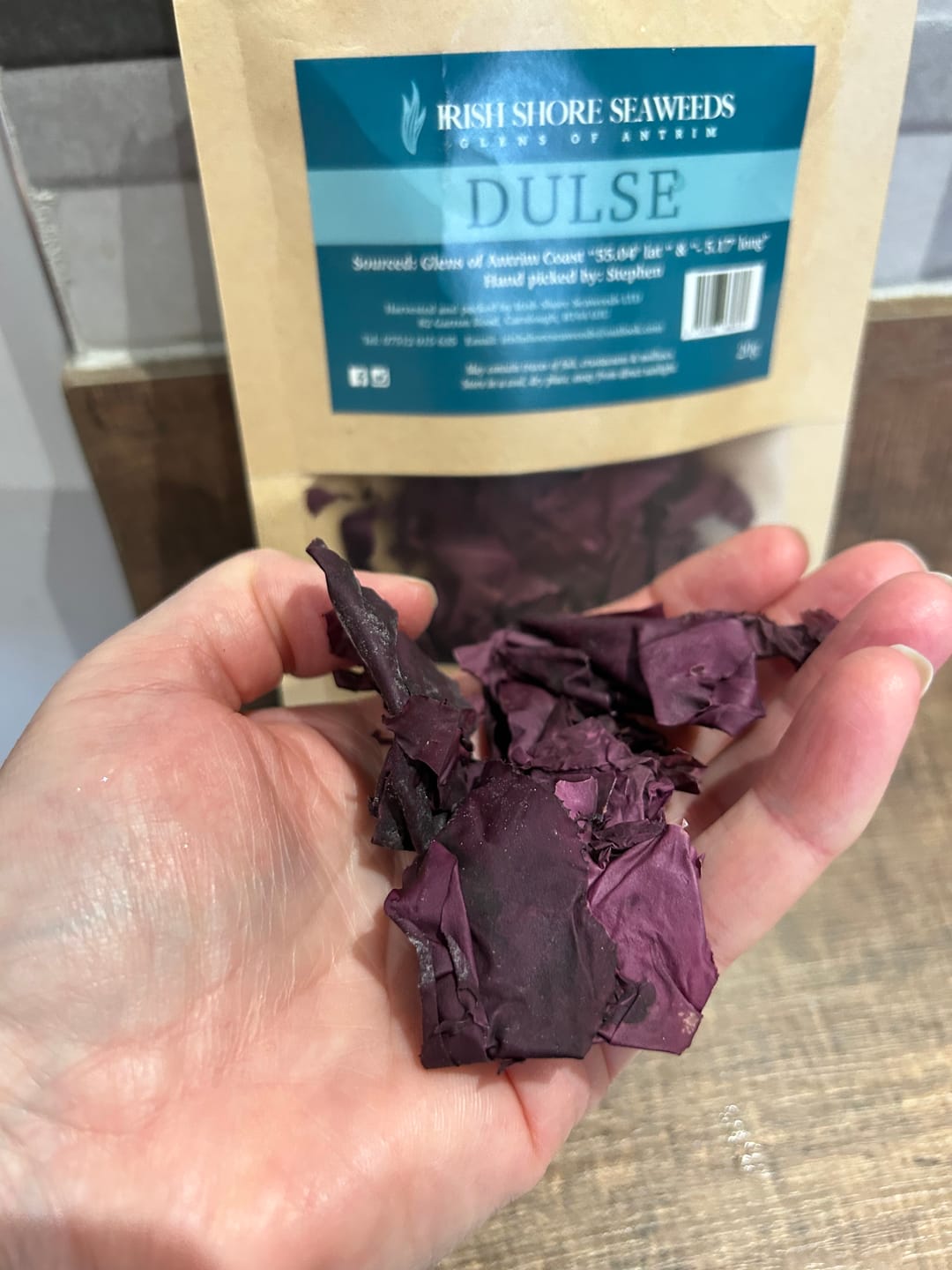 Customer photo review of Dulse | Irish Shore Seaweeds