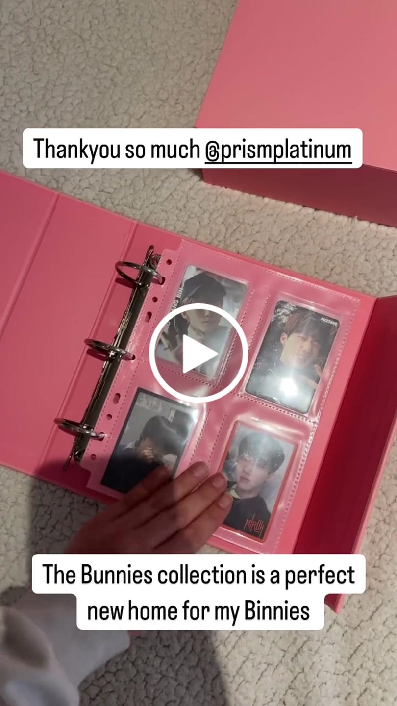 Customer video review of myCOLLECTION Custom A5 Binder - Bunnies