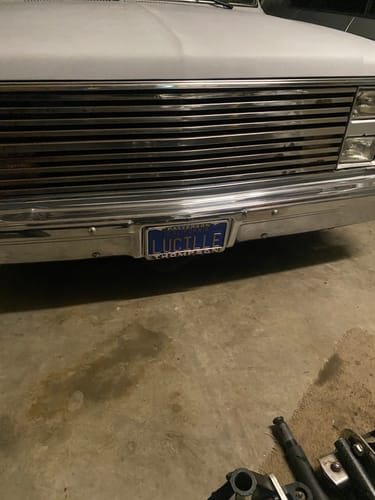 Customer photo review of 1985 CALIFORNIA LICENSE PLATE 6"x12" (156.5mm x 305mm)