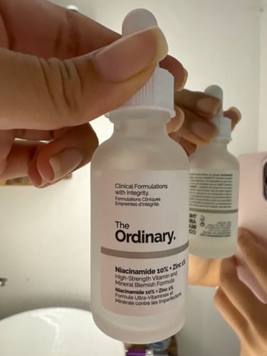 Customer photo review of Niacinamide 10% + Zinc 1% Oil Control Serum