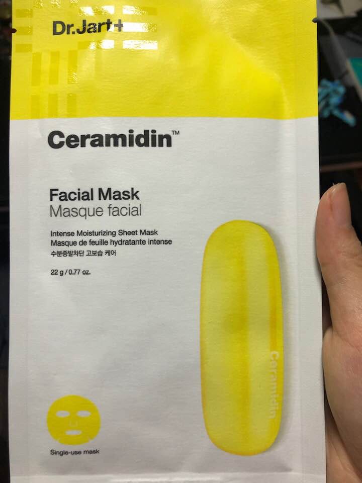 Customer photo review of Atjaunojoša auduma maska ar keramīdiem Dr. Jart+ Ceramidin Facial Mask