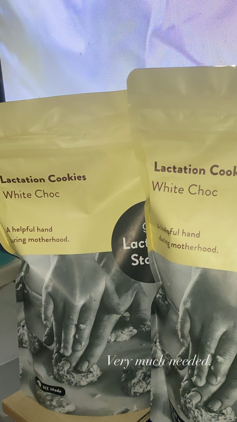 Customer photo review of White Choc Lactation Cookies
