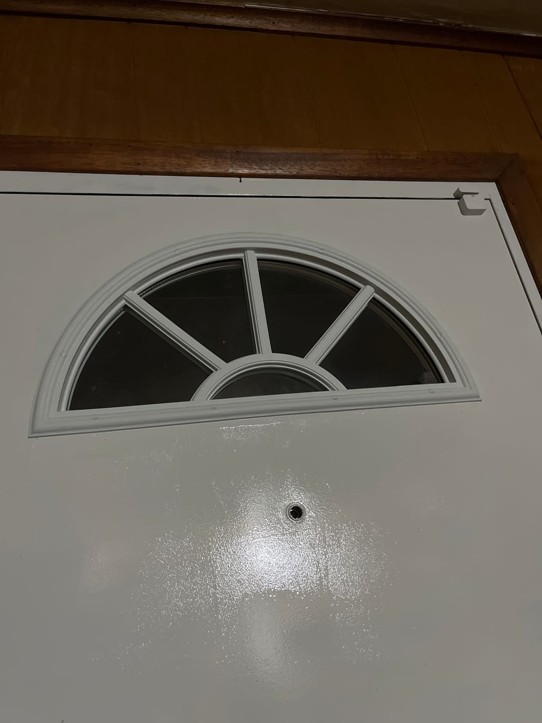 Customer photo review of Clear Sunburst Glass and Frame Kit (Fanlite)