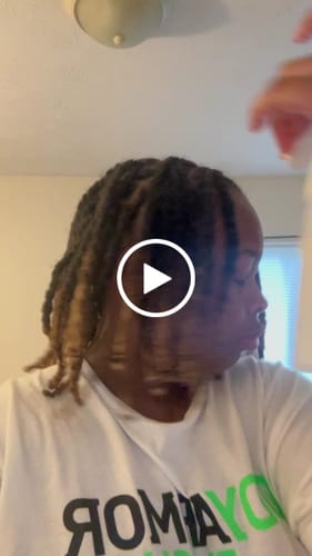 Customer video review of Hydrate: Loc Hydrating Mist (Peach & Honey Scent)