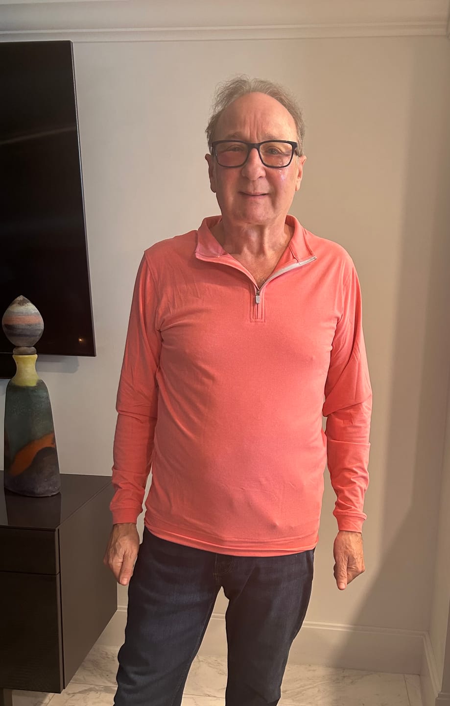 Customer photo review of Heathered 1/4 Zip