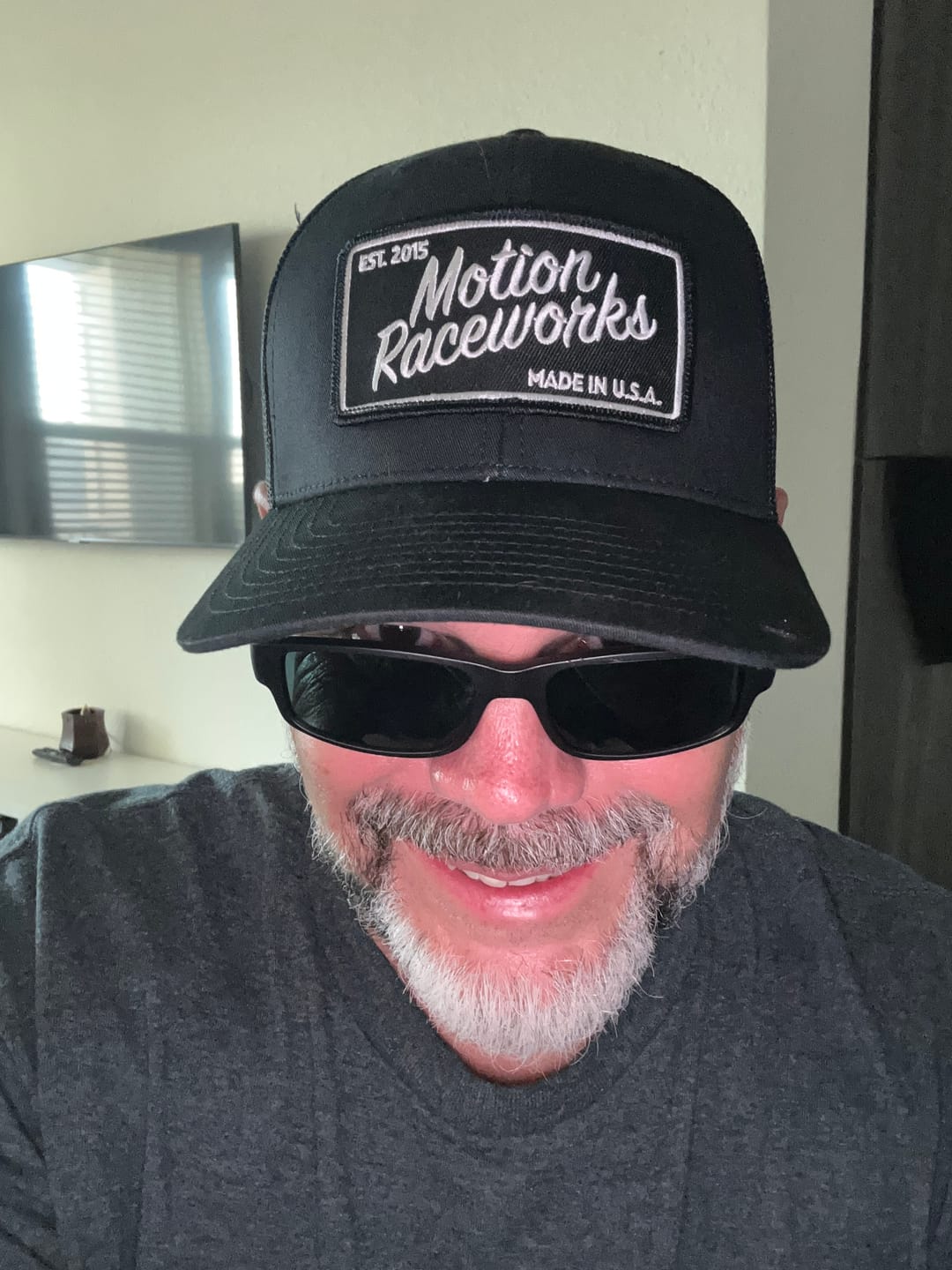 Customer photo review of Motion Heritage Hat Black/Black Snapback