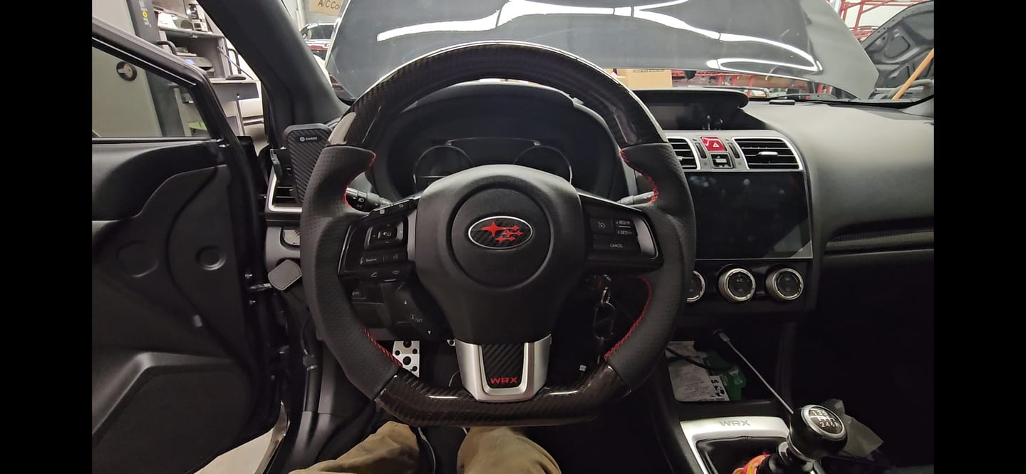 Customer photo review of 2015-21 Carbon D-Shape Steering Wheel