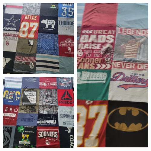 Customer photo review of Classic T-Shirt Blanket