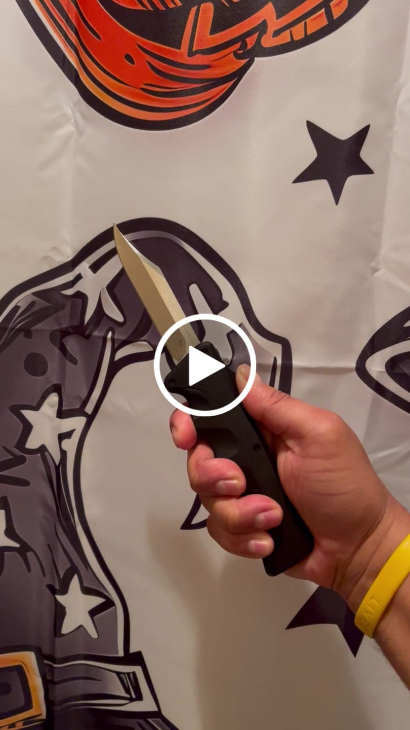 Customer video review of Black D2 Clip Point Mamba Hendrix OTF