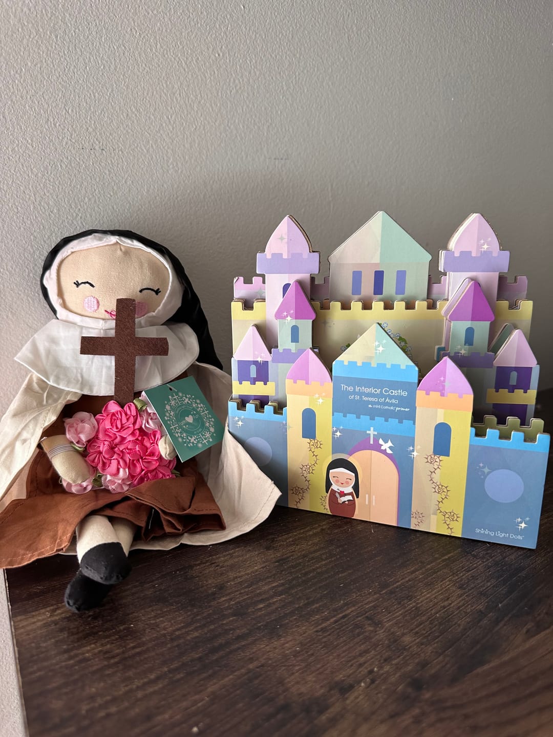 Customer photo review of St. Thérèse of Lisieux Rag Doll