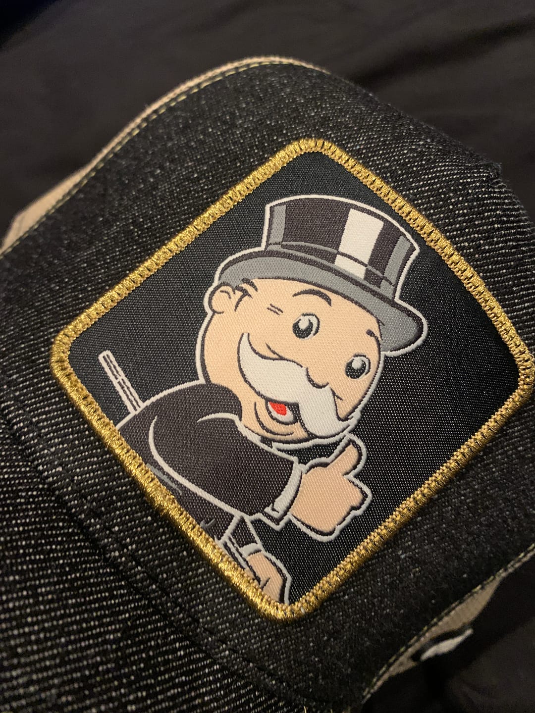 Customer photo review of OVERLORD X Monopoly: Mr. Monopoly Trucker Cap
