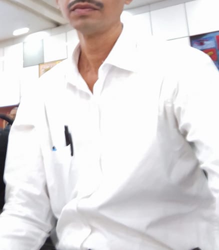 Customer photo review of Double Delight White Shirts - 2 Pcs Combo Pack